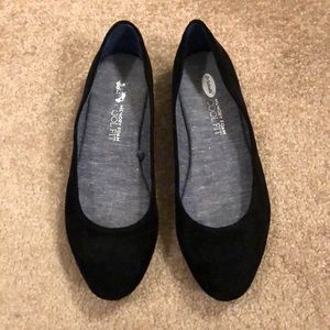 Dr Scholl’s Memory Foam Black Flats